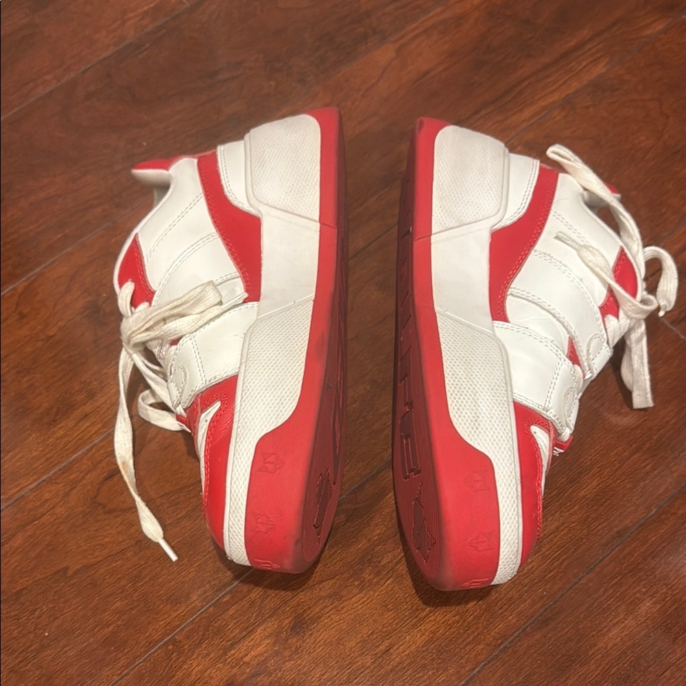 Naked Wolf Red and White Sneakers - Picture 3 of 5